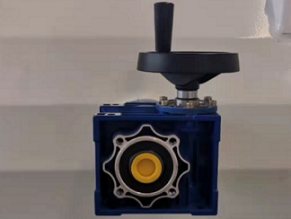 手搖蝸輪蝸桿減速機是什么樣子？